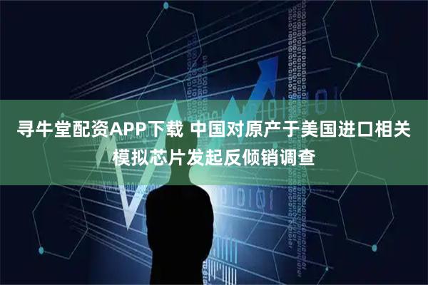 寻牛堂配资APP下载 中国对原产于美国进口相关模拟芯片发起反倾销调查